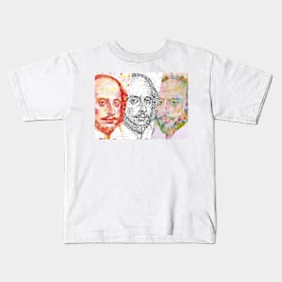 THREE TIMES WILLIAM SHAKESPEARE .2 Kids T-Shirt